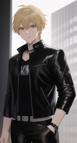 03258-52967221-1man, wearing black leather jacket, wearing shirt with an oni on it, short blon...png