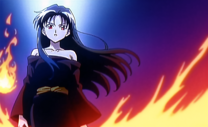 03887-44663071-80's anime film screenshot, 1girl, (((mature))), wearing black robes, long blac...png