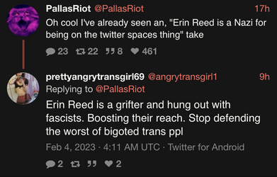 prettyangrytransgirl69 (@angrytransgirl1) Erin Reed is a grifter and hung out with fascists. B...png