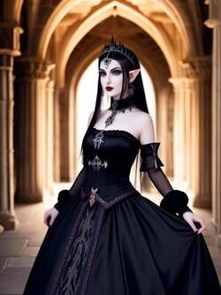 201609-1953822824-(goth) Princess Zelda wearing a fancy long hoop dress inside a gothic castle...jpg