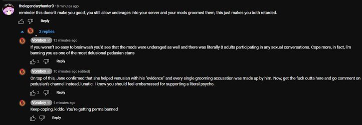 vorobey spergs out over comment.JPG
