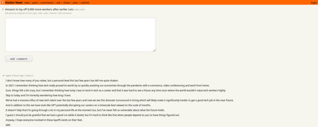 Screenshot_2023-03-21 Amazon to lay off 9,000 more workers after earlier cuts Hacker News.png