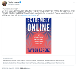 Taylor-Lorenz-on-Twitter-personal-news-My-first-book-EXTREMELY-ONLINE-THE-UNTOLD-STORY-OF-FAME...png
