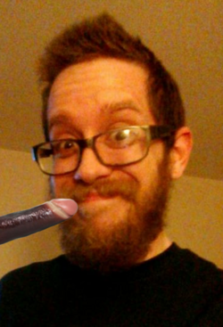 BEARDSON BEARDLY WITH STUPID GRIN AND NIGGER DICK.png