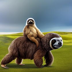 00414-717678510-three-toed sloth riding on a woolly mammoth, tundra background, detailed, real...png