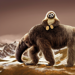 00419-717678515-three-toed sloth riding on a woolly mammoth, tundra background, detailed, real...png