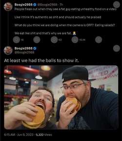 Claims that he's open and honest about eating like shit.png