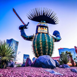 samurai cactus las vegas ai art 3.png