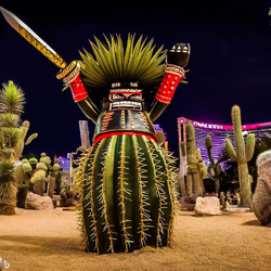 samurai cactus las vegas ai art 2.png