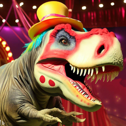 clown t rex ai art 2.png