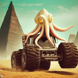 squid monster truck pyramids ai art 4.png
