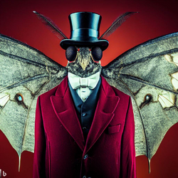 mothman gentleman ai art 8.png