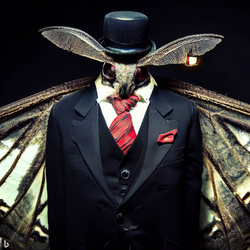 mothman gentleman ai art 6.png