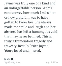 Jayme obit Marty Comment.jpg