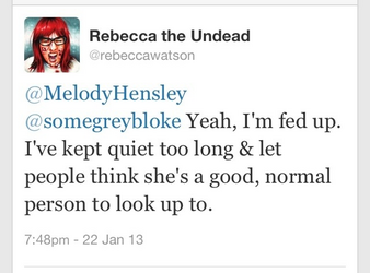 I decide who is and who isn't a role model.