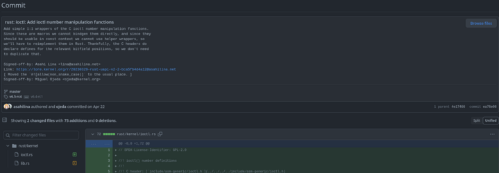 Screenshot 2023-08-04 at 22-06-40 rust ioctl Add ioctl number manipulation functions · torvald...png