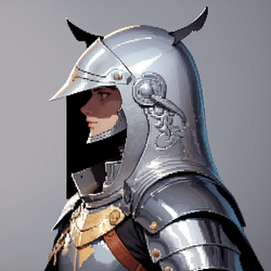 04673-2908934964-Portrait of a knight helmet, profile, flat colors, (pixelart).png