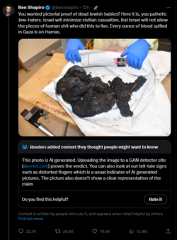 10-12-23 Ben posts AI dead babies.PNG
