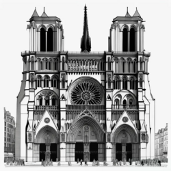 Notre Dame - Ink Drawing.png