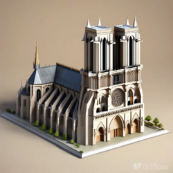 Notre Dame - Low Poly.png
