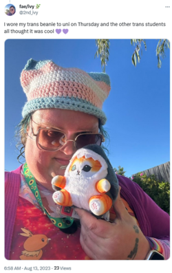 Screenshot 2023-08-13 at 11-56-12 fae_ivy 🌿 on Twitter @whatsnacks_ I wore my trans beanie to ...png