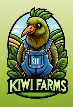 14390-1187791680-(_KIWI FARMS_ text logo_1), _lora_Harrologos_V1.0_1_ a kiwi bird wearing a fa...png