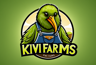 14405-4167430314-(_KIWI FARMS_ text logo_1), _lora_Harrologos_V1.0_1_ a kiwi bird wearing a fa...png