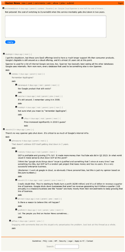 Not pictured the cost of switching to DynamoDB when this service inevitably get...  Hacker News.png
