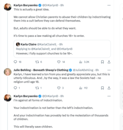 karlyn no children in church.PNG