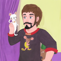 15148-1524970347-_lora_bossmanjack_v6_0.9_, b0ssman, 1boy, facial hair, holding rat, solo _lor...png