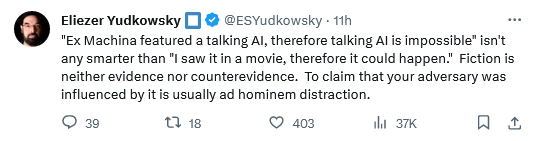 Screenshot 2023-11-25 at 09-29-07 (1) Eliezer Yudkowsky ⏹️ (@ESYudkowsky) _ X.png