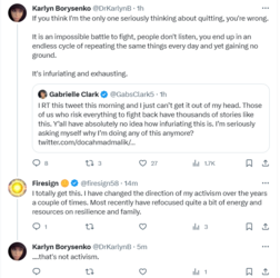 karlyn gabby clark quitting.PNG