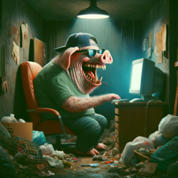DALL·E 2024-01-19 12.42.12 - A digital art piece depicting a Lovecraftian scene with a twist o...png