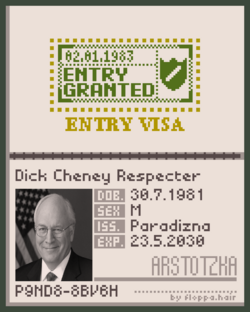 Dick Cheney Respecter - Papers Please (floppa·hair).png