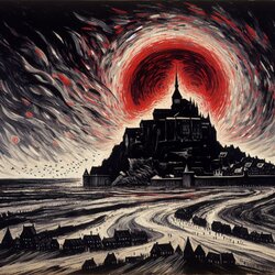 Black Sun Over Mont Saint Michel.jpg