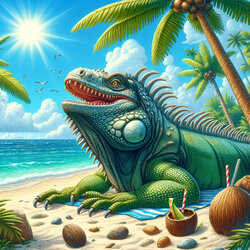 monster iguana beach ai art.jpg