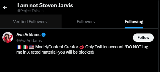 The Thinkin' twitter only follows only fans.PNG The Thinkin' twitter only follows only fans.PNG