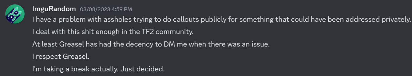Quit because he got bullied by tcrf staff.png