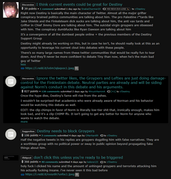 destiny reddit israel-palestine debate cope.png