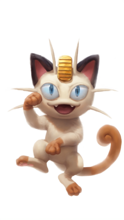 no humans, pokemon (creature), meowth, pokemon (anime), paw pose, looking at vie s-2677166040.png
