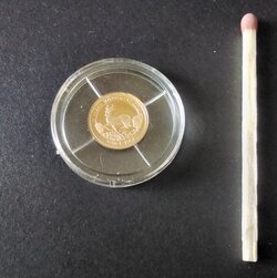 Congo Republic, 50 Francs (Krugerrand reverse)