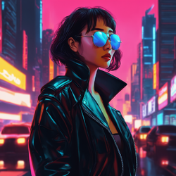 24998-1650234856-korean woman wearing a leather jacket and (ray-ban aviator's sunglasses), Cyb...png