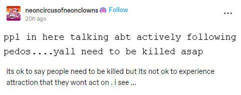 Neoncircus - Pedophilia is fine.PNG