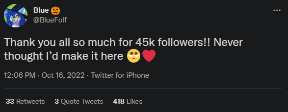 BlueFolf celebrates 45K followers.png