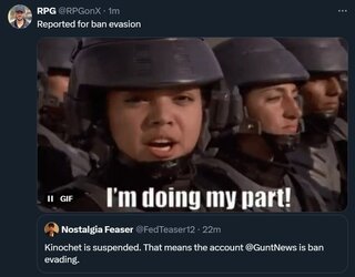 Teddy Feaser - RPG reports Kinochet's GNN account for ban evading 5-13-2024.jpeg