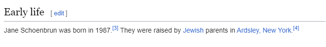 Jane Schadenfreude Early Life.png
