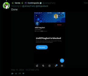 JerseyFurry blocking e621 tag bot.png