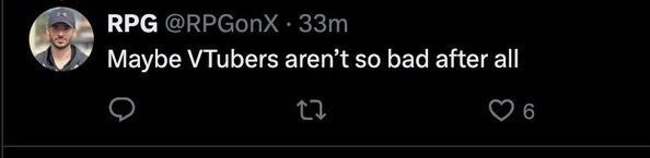 Teddy Feaser - RPG posts %22maybe Vtubers aren't so bad%22 afer they flag Josh Null KF off Tw...jpeg
