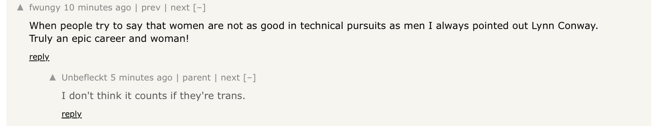 Lynn Conway Has Died  Hacker News 2.png