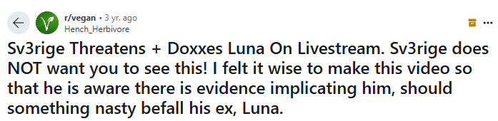 Hench Herb talking about dox of LUNA a crime with 2 yr penalty in Netherlands.png Hench Herb talking about dox of LUNA a crime with 2 yr penalty in Netherlands.png